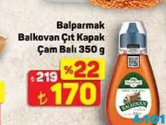 BALPARMAK BALKOVAN ÇIT KAPAK ÇAM BALI 350 G fiyat ve kampanya bilgisi